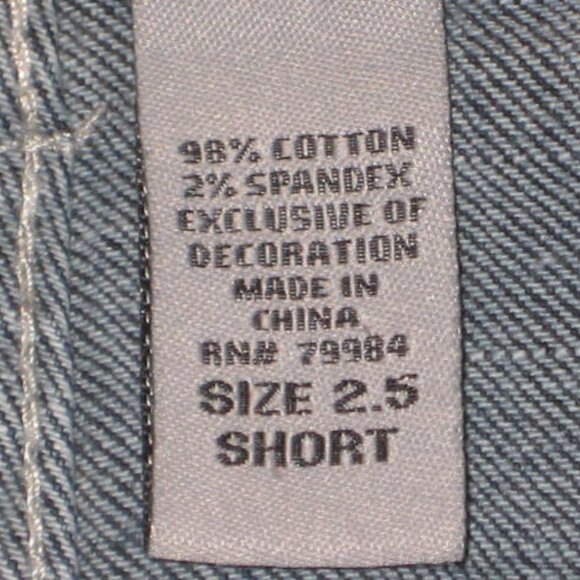 Chicos Platinum Denim Bootcut Jeans 2.5 Short or 14 Embroidered Great Condition - Picture 5 of 9